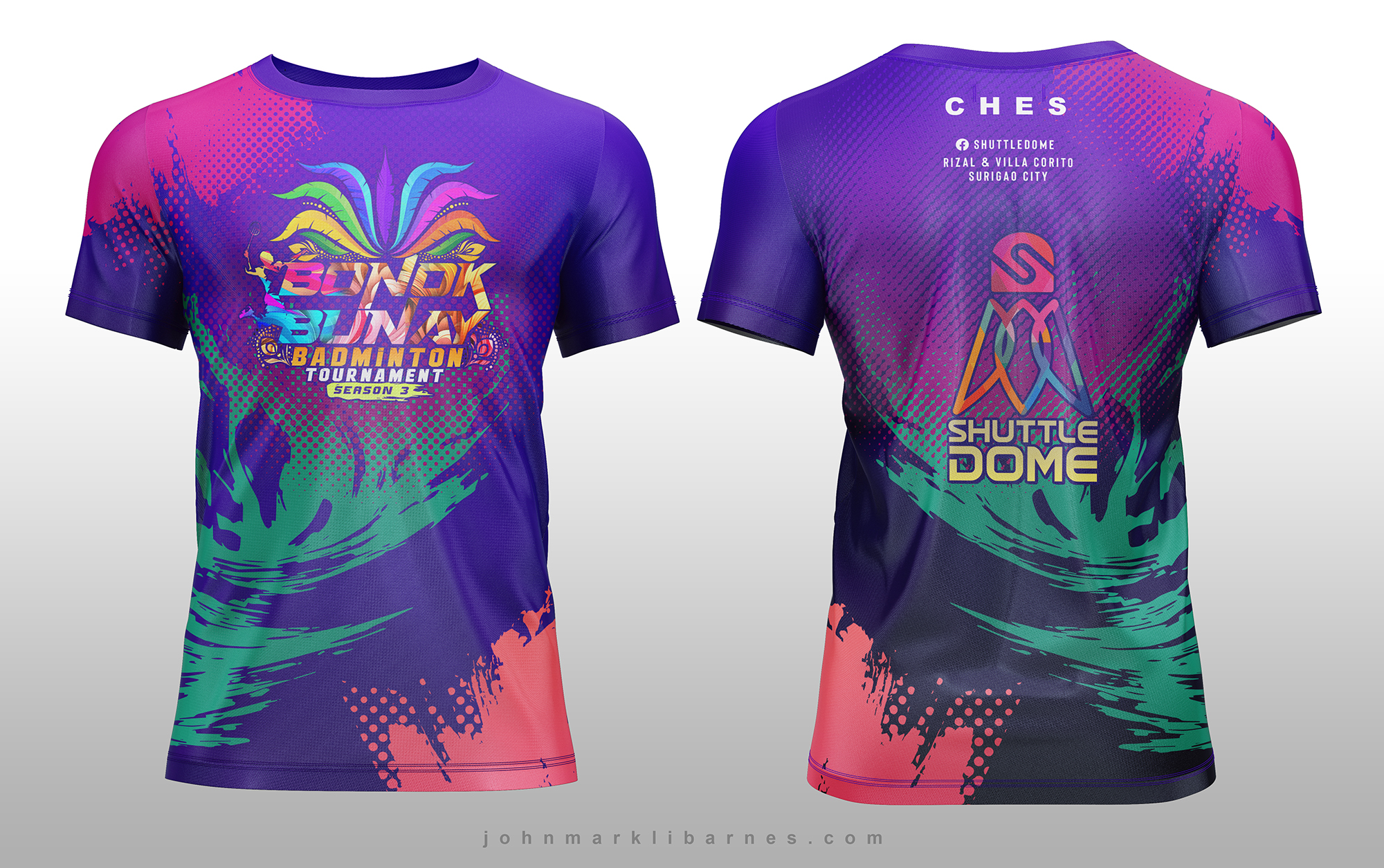 shuttledome bonok bunay badminton jersey